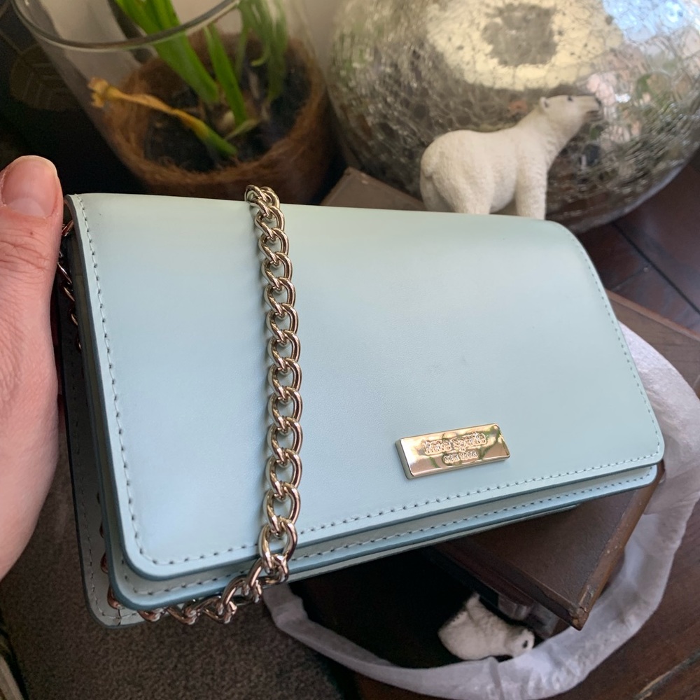 ⛔️SOLD⛔️Authentic Kate Spade leather chain Crosb - Picture 1 of 8